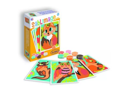 238926 sablimage mini piskove obrazky lesni zvirata