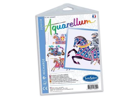 240714 sada obrazku akvarely junior rytiri