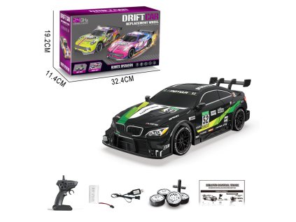 Auto na dálkové ovládání RC Drift Auto 116 4WD 2.4GHz bílé2