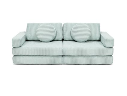 Dětská rozkládací pěnová pohovka SHAPPY PLAY premium manšestr mini (Barva Lollipop)