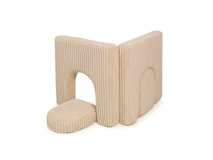 Dětské pěnové oblouky k sestavě SHAPPY premium manšestr WAFFLE (Barva Brown Sugar)