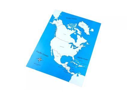 235131 kontrolni mapa severni amerika nova s popisky