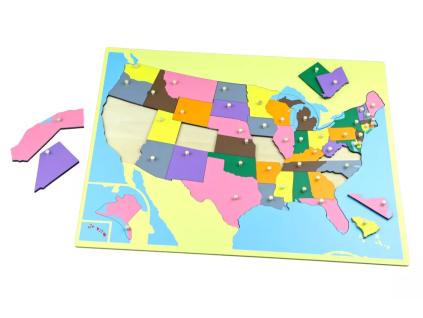 235146 puzzle mapa usa bez rameku