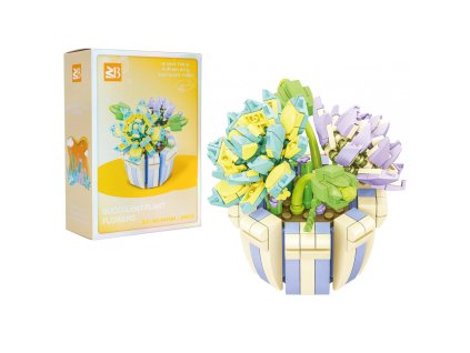 zestaw klockow kwiaty 306el