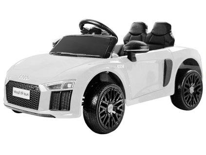 audi r8 spyder bílá 1