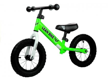 Dětské odrážedlo Rocky nafukovací kola zelené