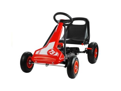 pol pl Gokart Czerwony Speed Pompowane Kola Hamulec Reczny 3829 1