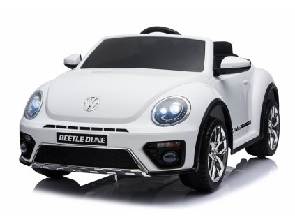 Dětské elektrické auto Volkswagen Beetle Dune bílé