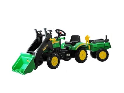 pol pl Traktor Herman z Przyczepa i Lyzka Zielony 165 cm 3828 1