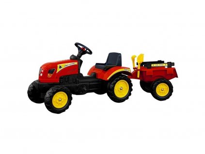 pol pl Traktor Branson z Przyczepa czerwony Pedaly 135 cm 5228 2