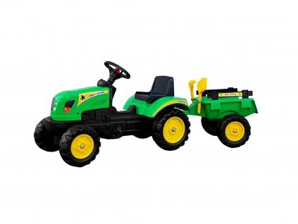 pol pl Traktor Branson z Przyczepa Zielony Pedaly 135 cm 3827 2