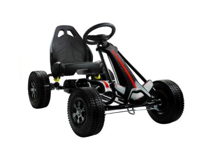 pol pl Gokart Czarny Na Pedaly Szerokie Pompowane Kola 3835 1