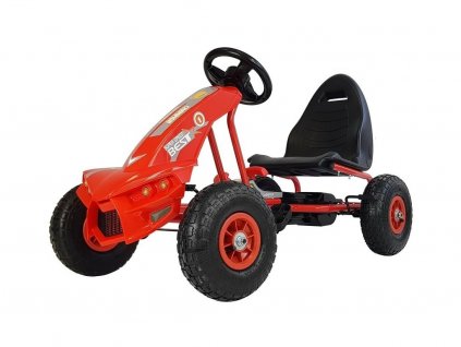pol pl Gokart na Pedaly A 18 Czerwony 5341 1