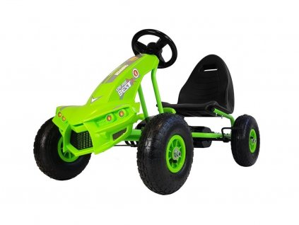 pol pl Gokart na Pedaly A 18 Zielony 5342 2