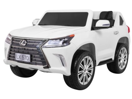 Dětské elektrické autíčko Lexus bílé