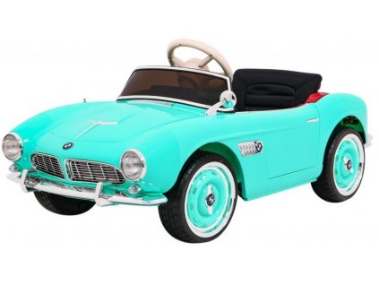 Elektrické autíčko BMW Retro lakované zelené4