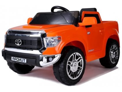 Elektrické autíčko Toyota Tundra lakované oranžové