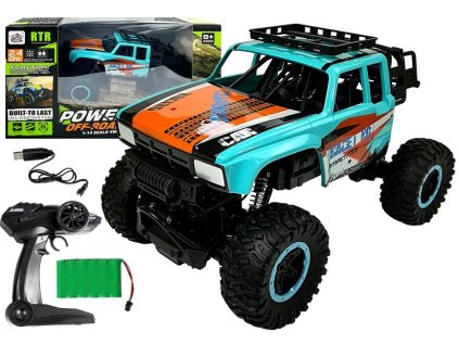 Auto na dálkové ovládání Offroad R:C modré