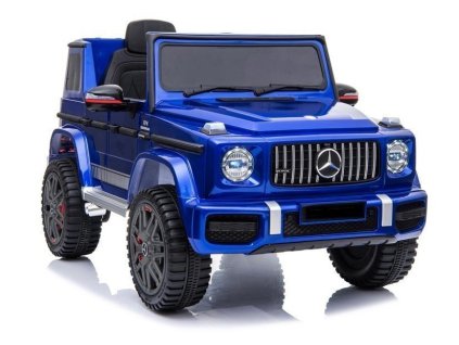 mamido Elektrické autíčko Mercedes G63 AMG lakované modré 9