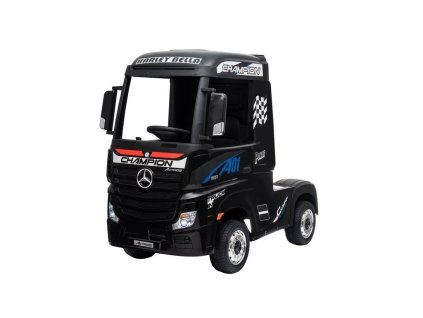 Dětské elektrické auto Mercedes Actros černý1