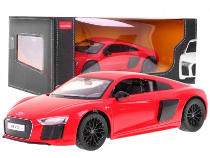 auto na dálkové ovládání audi r8 spyder červené (2)