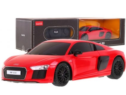 165335 auto na dalkove ovladani r c audi r8 rastar 1 24 cervene