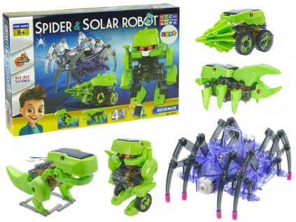 Solární konstrukční sada 4v1 robot a pavouk1