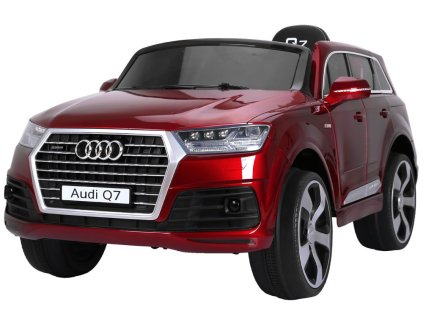 Dětské elektrické auto Audi Q7 lakované červené01