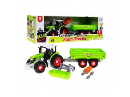 Traktor s přívěsem šroubovací09