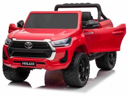 Elektrické autíčko Toyota Hilux červené