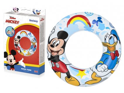 Nafukovací plavecký kruh Mickey Mouse 56cm Bestway1