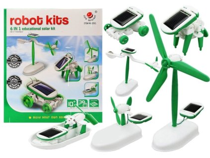 pol pl Edukacyjny Zestaw Robot Solarny Do Zlozenia 6 w 1 Auto Wiatrak 766 11