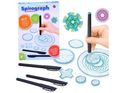 Dětský set kreslících šablon Spirograf1