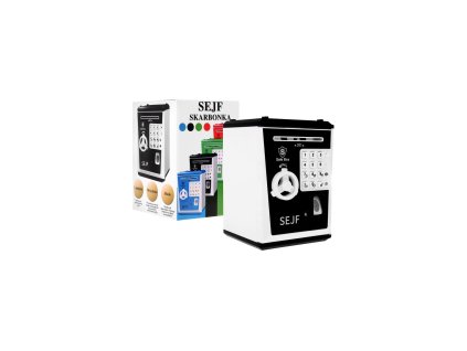 Pokladnička trezor černá1