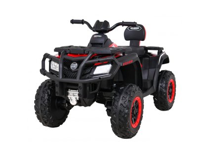 Dětská elektrická čtyřkolka XT Speed 4x80W 24V červená02