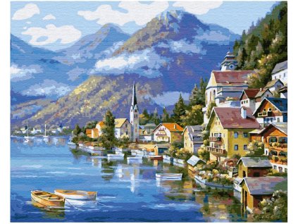 Malování podle čísel Rakousko 40x50 cm06