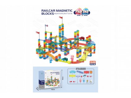 Magnetické kostky 348 dílů3