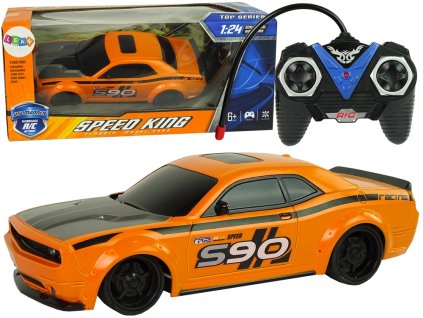 Sportovní auto S90 na dálkové ovládání R/C 1:24 oranžové