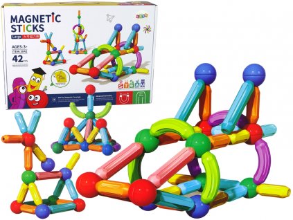 198459 barevna magneticka stavebnice pro nejmensi 42 dilu