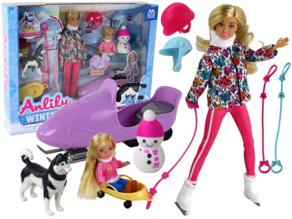 Panenka pro děti Anlily zimní sporty
