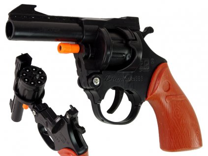 199233 detsky revolver na praskaci naboje cerny