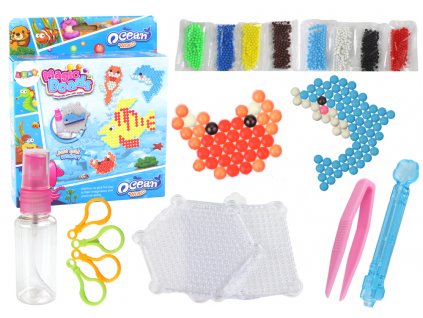 Sada vodních korálků DIY Mořská zvířata
