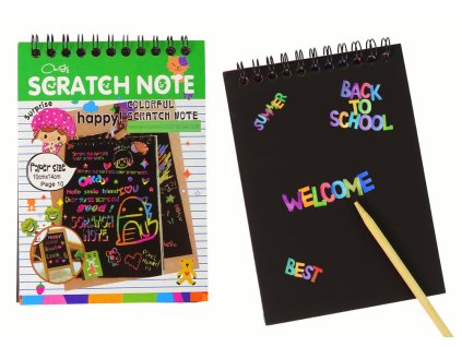 Stírací blok zelený