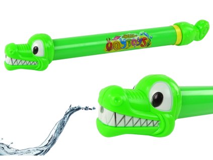 Vodní pistolka krokodýl 45 cm zelená