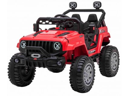 Elektrické autíčko jeep Off road Speed 4x4 červené01