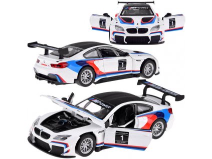 204317 kovove sportovni auticko bmw m6 gt3 1 32 s efekty