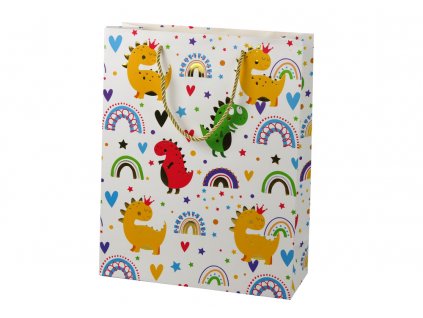 205874 darkova taska barevni dinosauri 32 cm x 26 cm x 10 cm