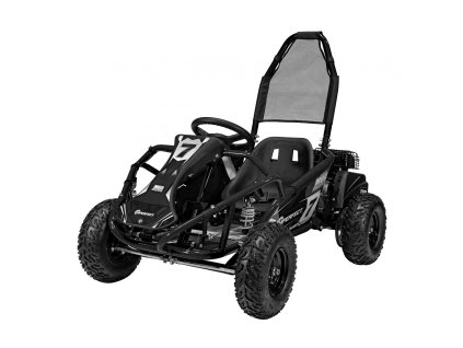 Dětská benzínová motokára MUD MONSTER černá01