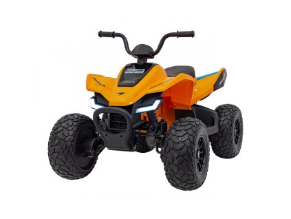 Dětská elektrická čtyřkolka Mclaren Racing MCL 35 oranžová01