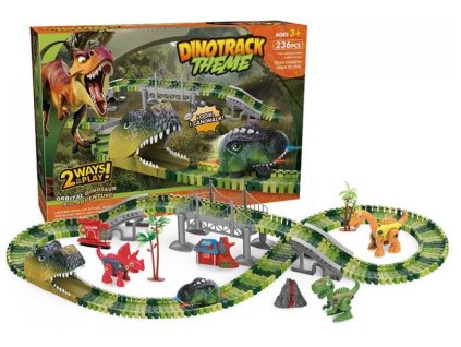 Závodní dráha Dinosauří svět 237 dílů